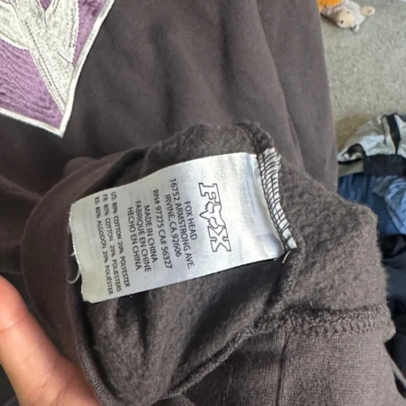 Fox Women's Charcoal Hoodie - Picture 6 of 6